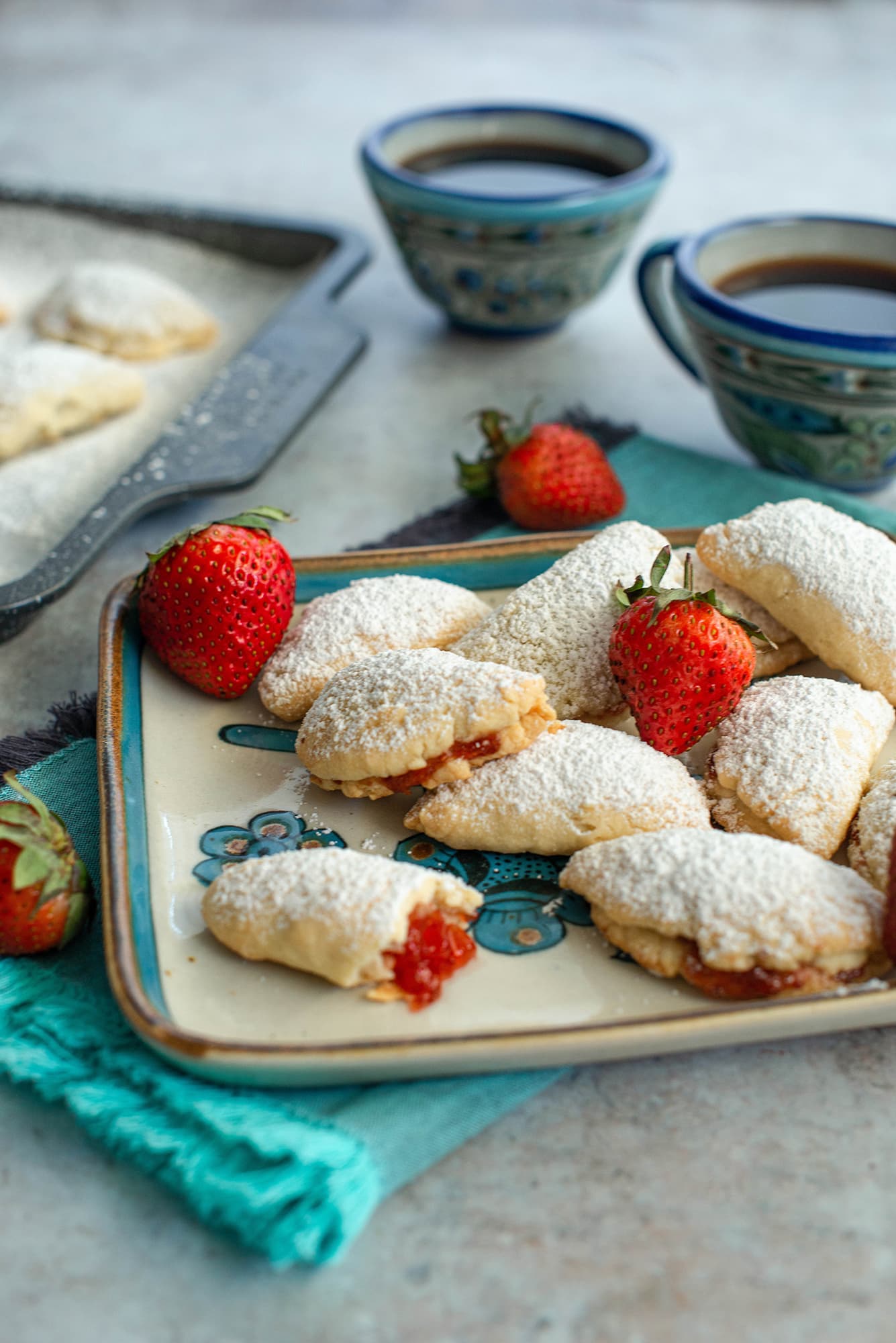 Empanadas de fresas