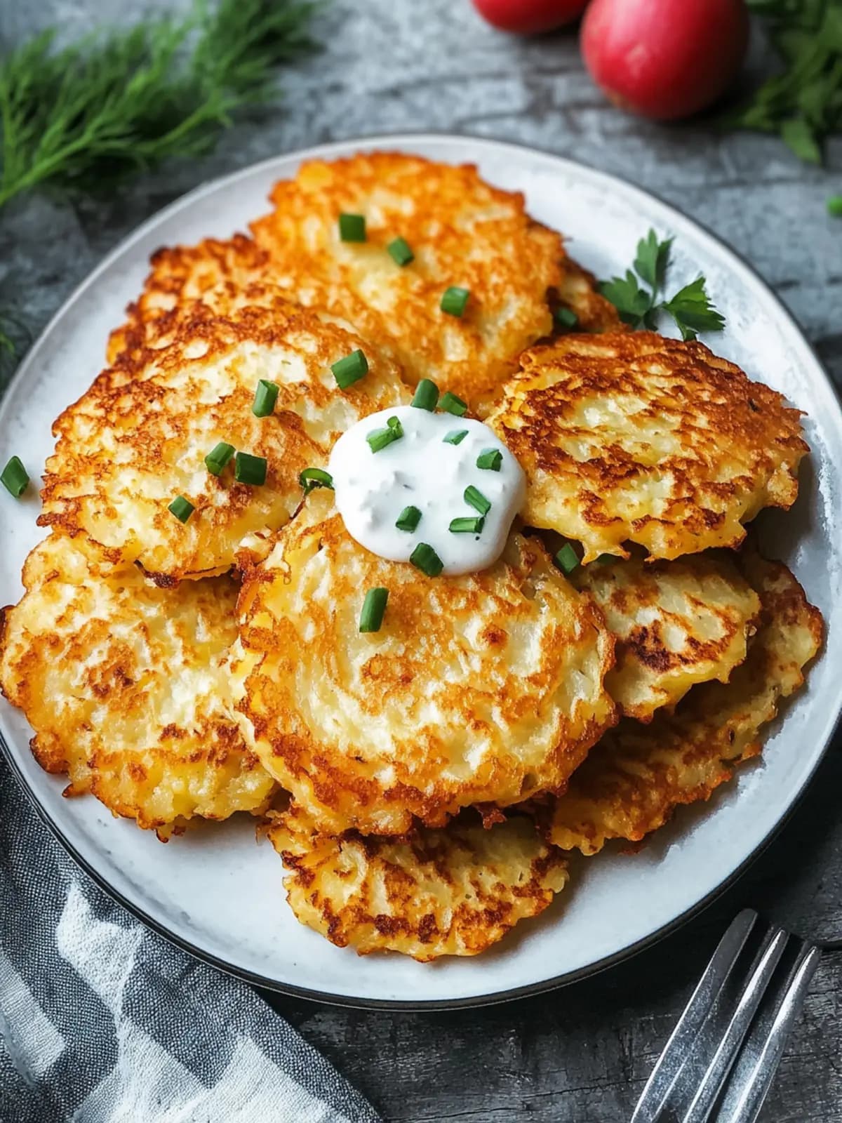 Картофельные оладьи по-латышски