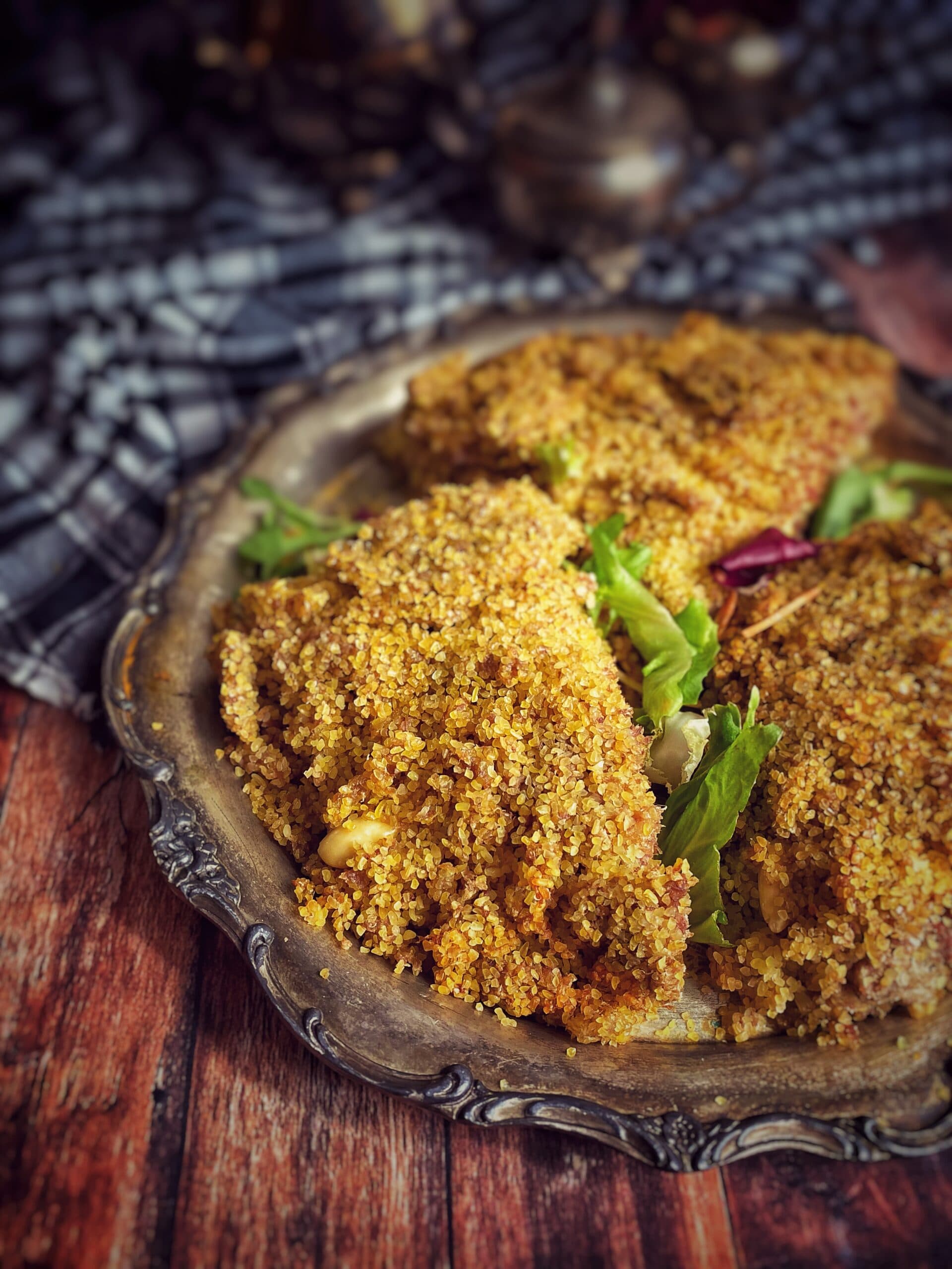 Кубба Мосул (плоские кубба из булгура с мясной начинкой)