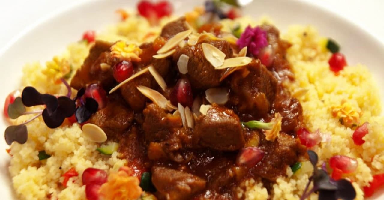 Кускус по-тунисски с ягнёнком и харисой
