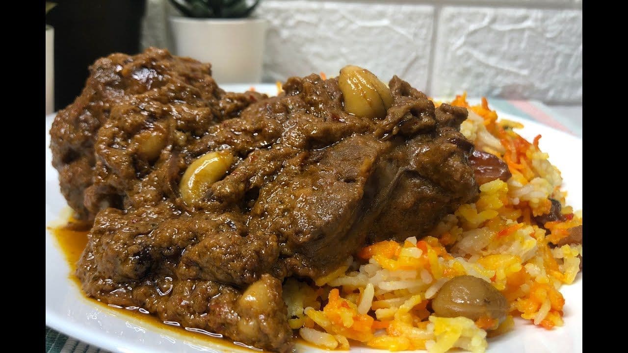 Кузи по-ирацки (баранина, томлёная с рисом)