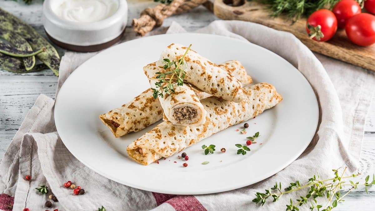 Налисники с мясом