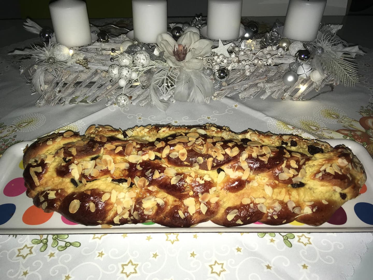 Ваночка — чешская рождественская плетёная сдобная булка