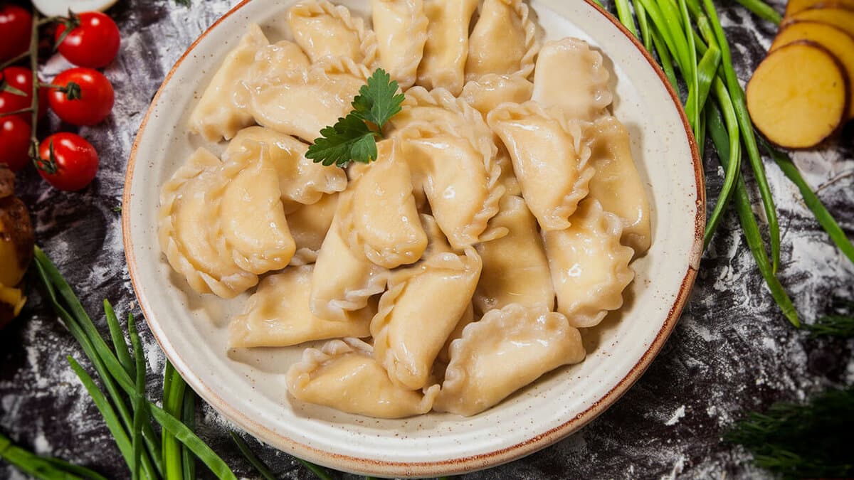 Вареники с картошкой на кислом молоке