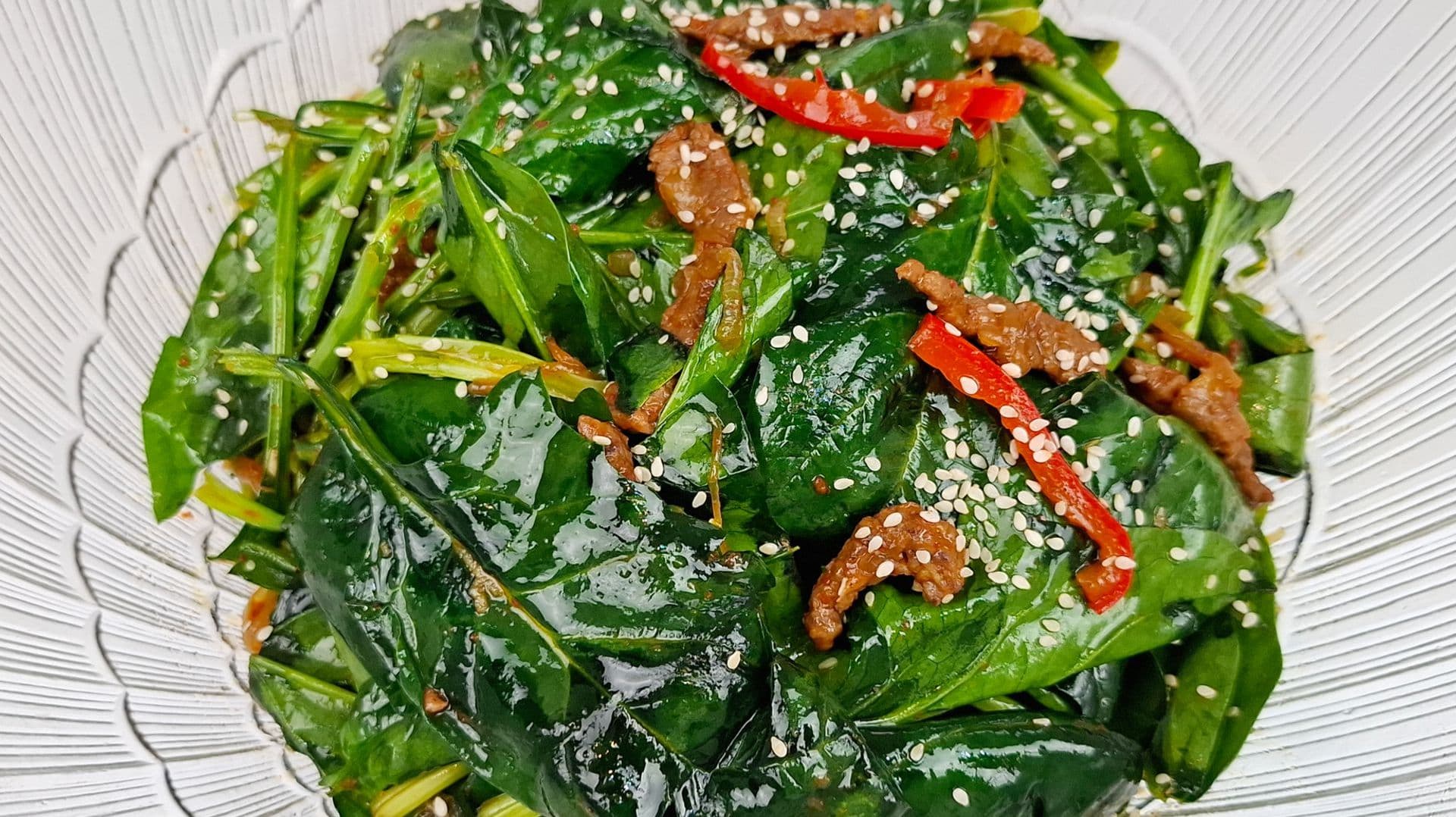 Гомаэ (шпинат с кунжутной заправкой)